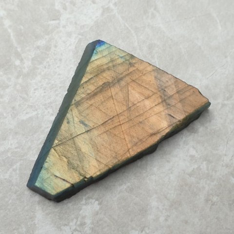 Labradorite cut raw 50x44 mm no 38 Labradorite cut raw 50x44 mm no 38