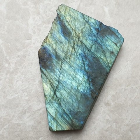 Labradorite cut raw 64x41 mm no 22 Labradorite cut raw 64x41 mm no 22
