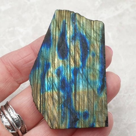 Labradorite cut raw 65x41 mm no 53 Labradorite cut raw 65x41 mm no 53