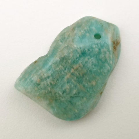 Amazonite slice with hole 31x23 mm no 10 Amazonite slice with hole 31x23 mm no 10