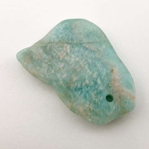 Amazonite slice with hole 31x23 mm no 10 Amazonite slice with hole 31x23 mm no 10
