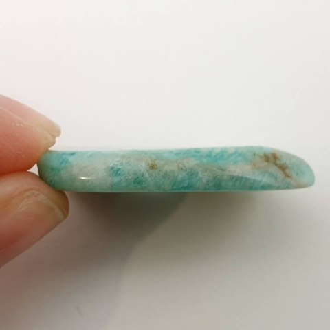 Amazonite slice with hole 31x23 mm no 10 Amazonite slice with hole 31x23 mm no 10