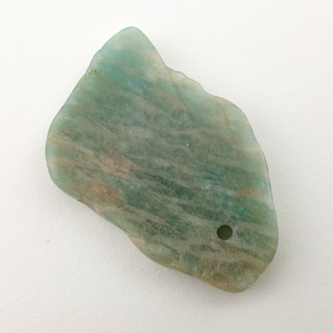 Amazonite slice with hole 34x23 mm no 18 Amazonite slice with hole 34x23 mm no 18