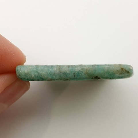 Amazonite slice with hole 34x32 mm no 13 Amazonite slice with hole 34x32 mm no 13