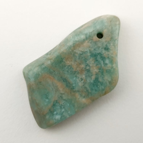 Amazonite slice with hole 36x20 mm no 20 Amazonite slice with hole 36x20 mm no 20