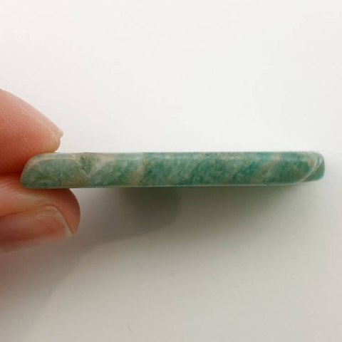 Amazonite slice with hole 38x25 mm no 11 Amazonite slice with hole 38x25 mm no 11