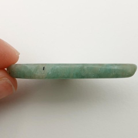 Amazonite slice with hole 40x22 mm no 8 Amazonite slice with hole 40x22 mm no 8
