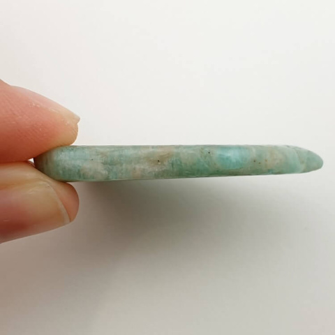 Amazonite slice with hole 41x34 mm no 3 Amazonite slice with hole 41x34 mm no 3