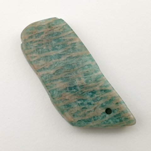 Amazonite slice with hole 44x19 mm no 6 Amazonite slice with hole 44x19 mm no 6