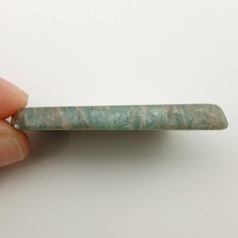 Amazonite slice with hole 44x19 mm no 6 Amazonite slice with hole 44x19 mm no 6
