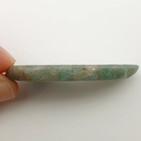 Amazonite slice with hole 46x20 mm no 12 Amazonite slice with hole 46x20 mm no 12