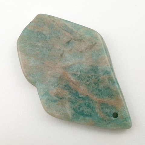 Amazonite slice with hole 51x31 mm no 15 Amazonite slice with hole 51x31 mm no 15