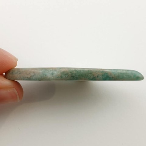Amazonite slice with hole 51x31 mm no 15 Amazonite slice with hole 51x31 mm no 15