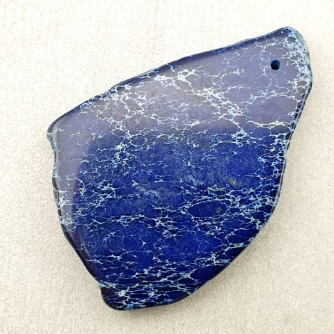 Imperial jasper slice with hole 46x34 mm no 22 Imperial jasper slice with hole 46x34 mm no 22