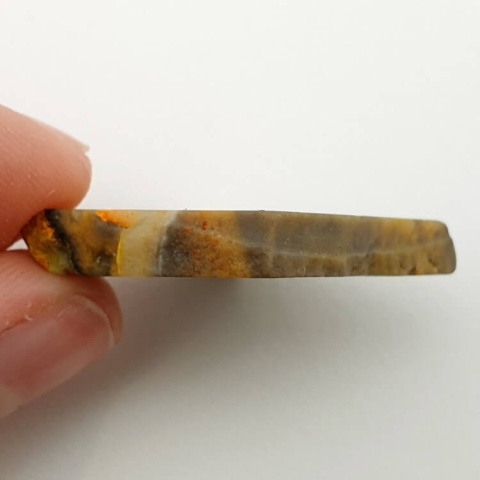 Bumblebee jasper cut raw 23x22 mm No 85 Bumblebee jasper cut raw 23x22 mm No 85