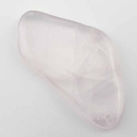 Pink quartz slice with hole 59x31 mm no 2 Pink quartz slice with hole 59x31 mm no 2