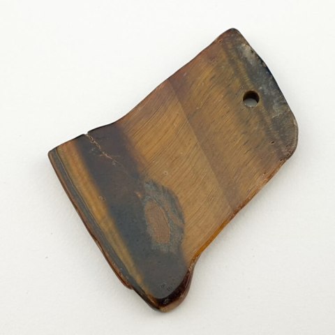 Tiger's eye patch with hole 40x33 mm no. 13 Tiger's eye patch with hole 40x33 mm no. 13