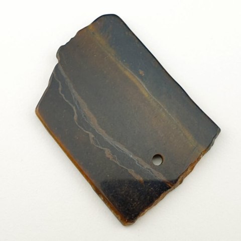 Tiger's eye patch with hole 47x34 mm No 10 Tiger's eye patch with hole 47x34 mm No 10