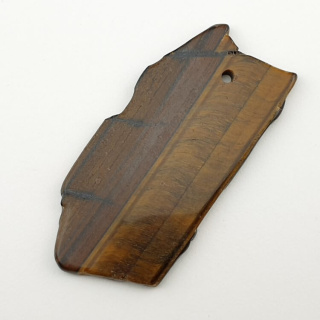 Tiger's eye patch with hole 66x31 mm No 26
