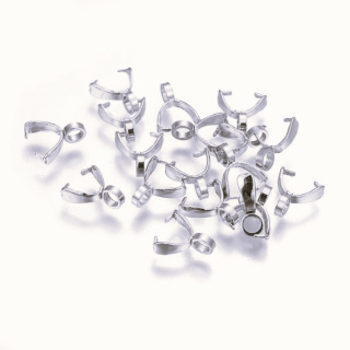 Tie for earrings surgical steel 8.5x2.5 mm 2 pcs