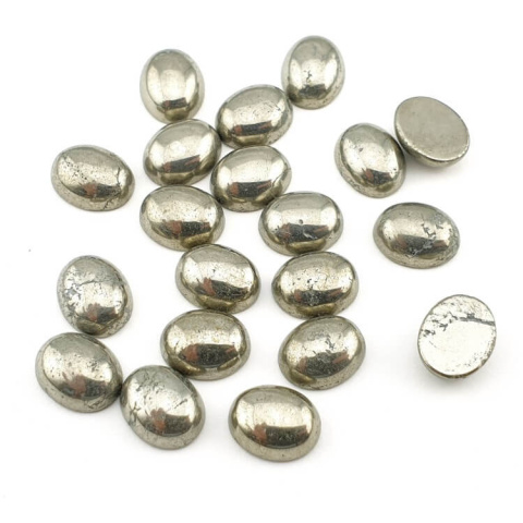 Pyrite cabochon 10x8 mm 1 pc Pyrite cabochon 10x8 mm 1 pc