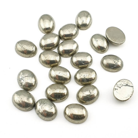 Pyrite cabochon 10x8 mm 1 pc Pyrite cabochon 10x8 mm 1 pc