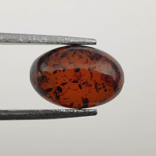 Baltic amber cabochon 12x8 mm no. 517