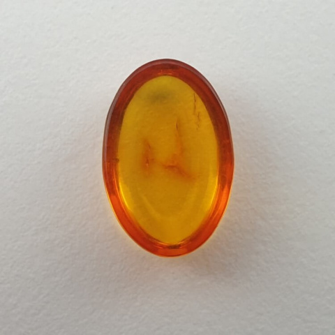 Bursztyn bałtycki kaboszon 12x8 mm nr 531 Bursztyn bałtycki kaboszon 12x8 mm nr 531