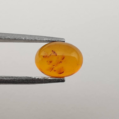 Bursztyn bałtycki kaboszon 8x6 mm nr 491 Bursztyn bałtycki kaboszon 8x6 mm nr 491