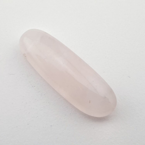 Pink quartz icicle 31x10 mm no 126 Pink quartz icicle 31x10 mm no 126