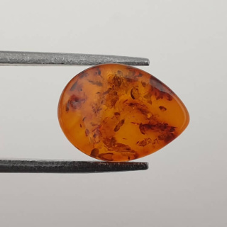 Baltic amber cabochon 12x9 mm no. 711