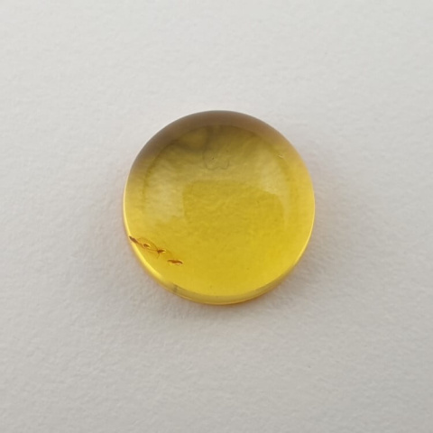 Baltic amber cabochon fi 10 mm no 574 Baltic amber cabochon fi 10 mm no 574
