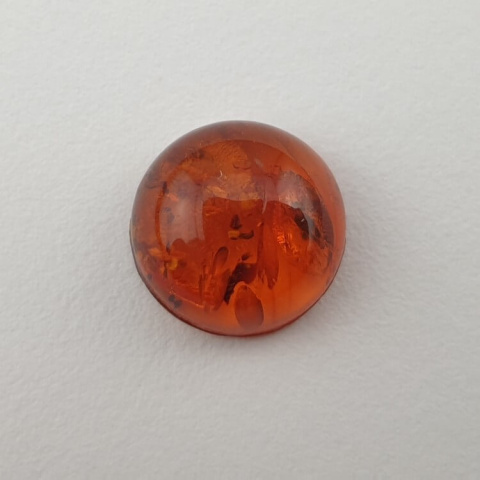 Baltic amber cabochon fi 10 mm no 579 Baltic amber cabochon fi 10 mm no 579