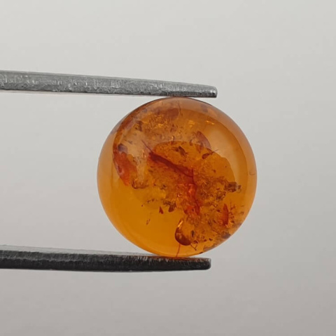 Bursztyn bałtycki kaboszon fi 10 mm nr 587 Bursztyn bałtycki kaboszon fi 10 mm nr 587