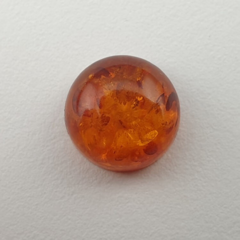 Baltic amber cabochon fi 10 mm no 592 Baltic amber cabochon fi 10 mm no 592