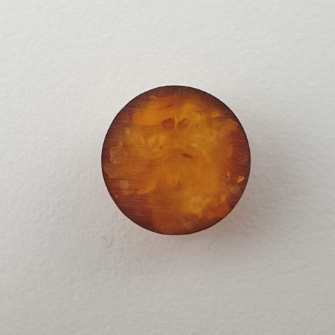 Baltic amber cabochon fi 10 mm no 592 Baltic amber cabochon fi 10 mm no 592