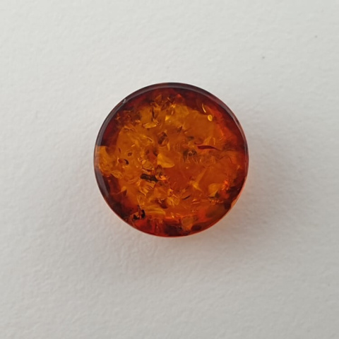 Baltic amber cabochon fi 10 mm no. 598 Baltic amber cabochon fi 10 mm no. 598