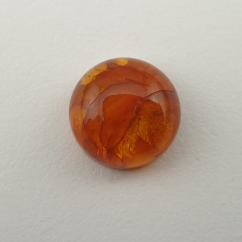 Baltic amber cabochon fi 10 mm no. 602 Baltic amber cabochon fi 10 mm no. 602