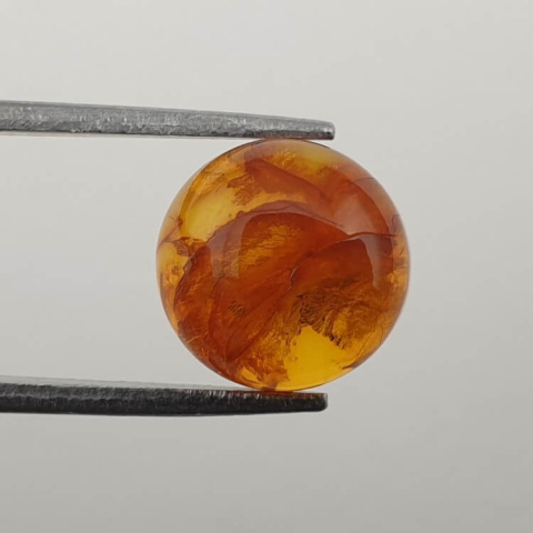 Baltic amber cabochon fi 10 mm no. 602 Baltic amber cabochon fi 10 mm no. 602