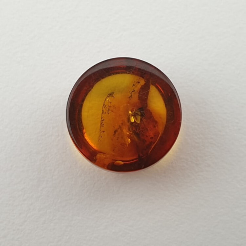 Baltic amber cabochon fi 10 mm no. 609 Baltic amber cabochon fi 10 mm no. 609