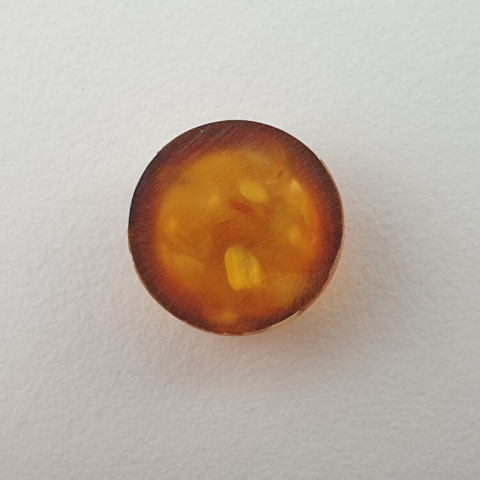 Baltic amber cabochon fi 10 mm no 624 Baltic amber cabochon fi 10 mm no 624