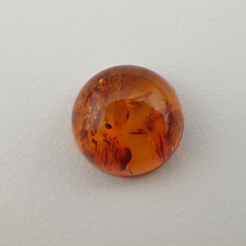 Baltic amber cabochon fi 10 mm no 632 Baltic amber cabochon fi 10 mm no 632