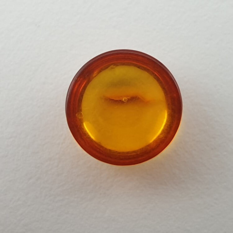 Baltic amber cabochon fi 10 mm no 634 Baltic amber cabochon fi 10 mm no 634