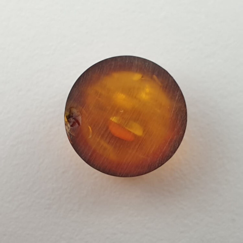 Baltic amber cabochon fi 10 mm no 638 Baltic amber cabochon fi 10 mm no 638