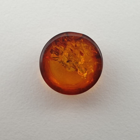 Baltic amber cabochon fi 10 mm no 646 Baltic amber cabochon fi 10 mm no 646