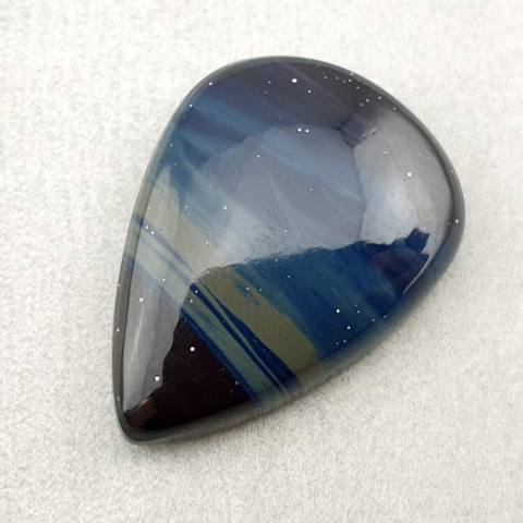 Leland blue kaboszon 29x21 mm nr 34 Leland blue kaboszon 29x21 mm nr 34