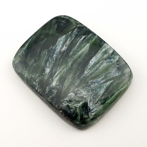 Seraphinite cabochon 32x25 mm no. 17 Seraphinite cabochon 32x25 mm no. 17