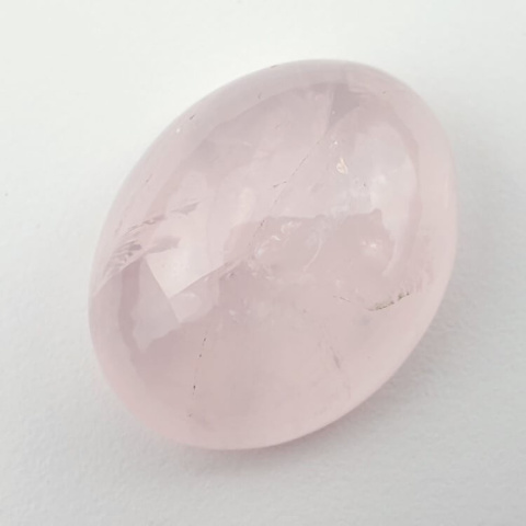 Kwarc różowy kaboszon 27x21 mm nr 128 Kwarc różowy kaboszon 27x21 mm nr 128