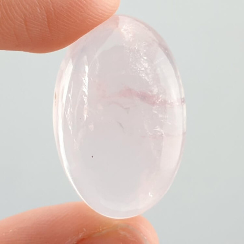 Kwarc różowy kaboszon 28x18 mm nr 127 Kwarc różowy kaboszon 28x18 mm nr 127