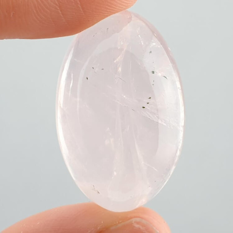 Rose quartz cabochon 32x20 mm no. 145 Rose quartz cabochon 32x20 mm no. 145